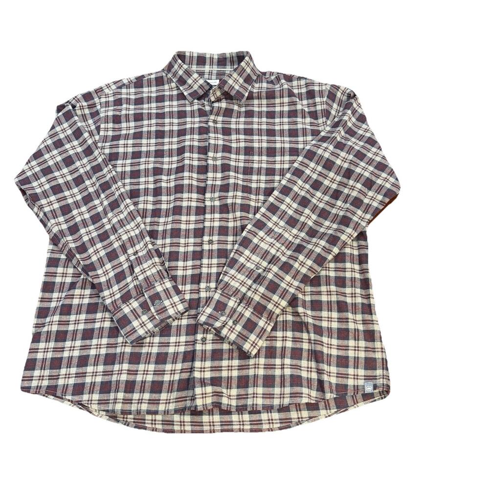 Peter Millar Men’s XL Plaid Shirt Blue Button Down Long Sleeve Casual Classic